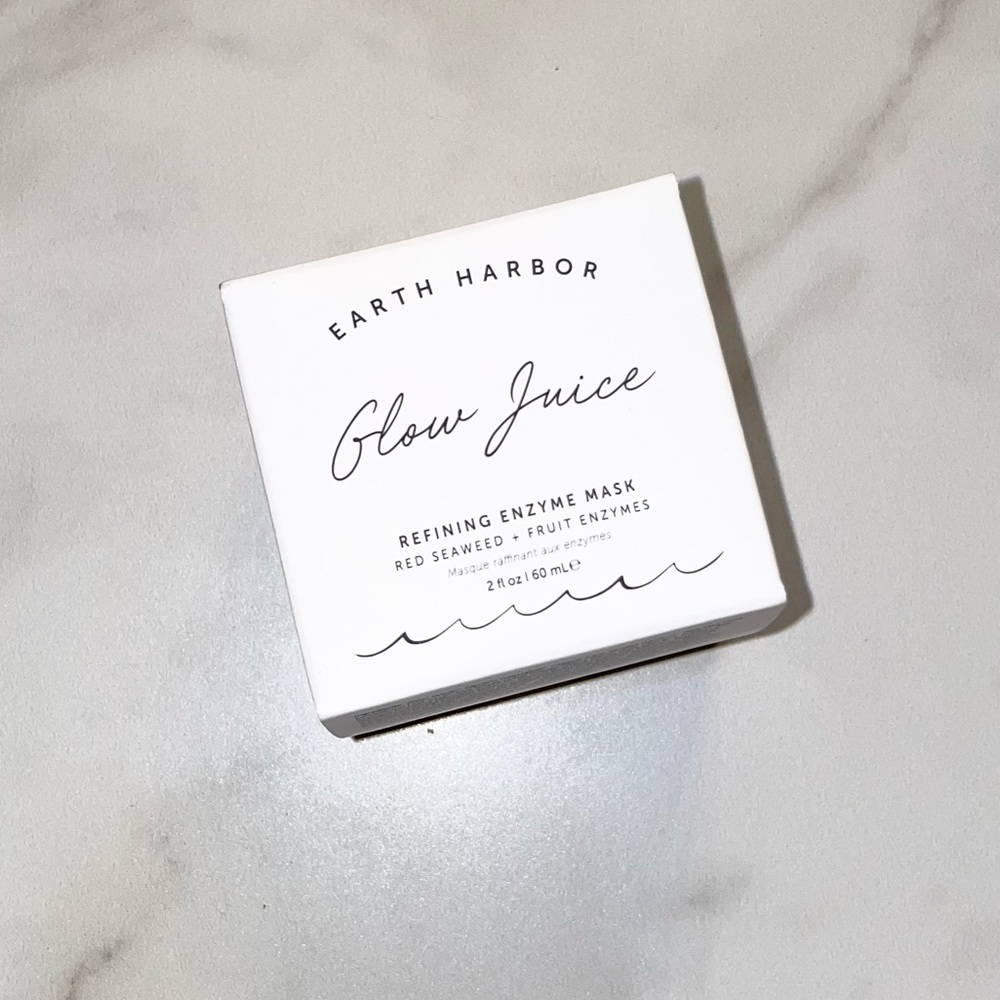 NWT🧖‍♀️ Earth Harbor GLOW JUICE Refining Enzyme Mask - Picture 3 of 6